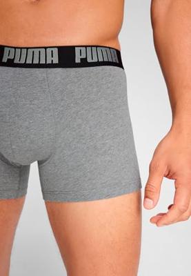 Puma Boxershorts Everyday Basic 2-pack Grey Melange / Black-XXL