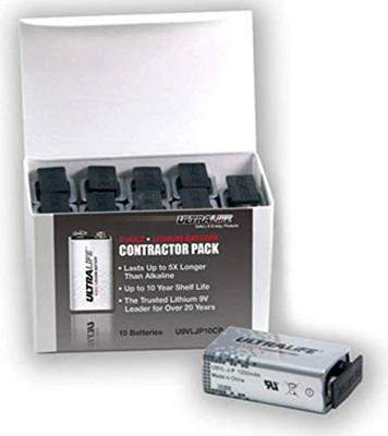 Ultralife U9VL-J-P 6LR61 9V batterij (blok) Lithium 1200 mAh 9 V 10 stuk(s) Ultralife U9VL-J-P 6LR61 9V batterij (blok) Lithium 1200 mAh 9 V 10 stuk(s)