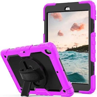 Casecentive Handstrap Pro Hardcase with handstrap iPad 2017 / 2018 roze