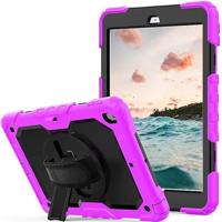Casecentive Handstrap Pro Hardcase with handstrap iPad 2017 / 2018 roze - thumbnail