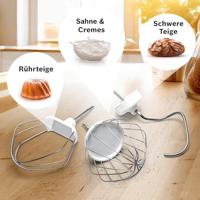 Bosch Haushalt MUM58W20 Foodprocessor 1000 W Wit, Zilver (mat) - thumbnail