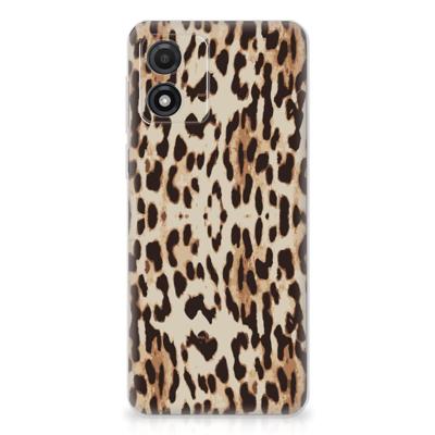 Motorola Moto E13 | TPU Hoesje | Leopard