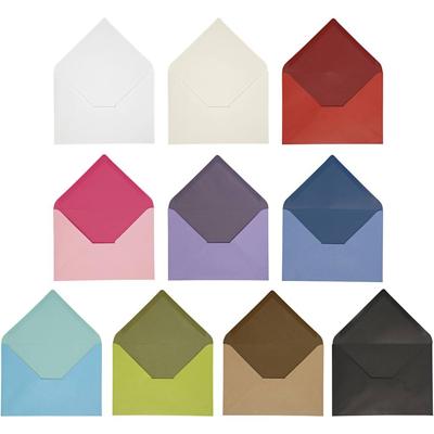 Creativ Company Enveloppen, afmeting envelop 11,5x16 cm, inhoud kan variëren , 100 gr, diverse kleuren, 30 doos/ 1 doos Creativ Company Enveloppen, afmeting envelop 11,5x16 cm, inhoud kan variëren , 100 gr, diverse kleuren, 30 doos/ 1 doos