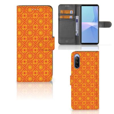 Sony Xperia 10 III | Telefoon Hoesje | Batik Oranje