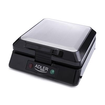 Adler AD 3036 wafelijzer 4 wafel(s) Zwart, Grijs 1500 W