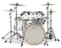 DW Drums DDLG2214WH Design Series Maple Gloss White 4d. shellset - thumbnail