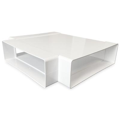 T-stuk 90° - 204x60mm T-stuk 90° - 204x60mm