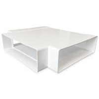 T-stuk 90° - 204x60mm - thumbnail