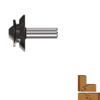 Rotec HM Hoekverlijmfrees | GOLD-LINE | ø38,1 | Z=2 | d2=8 - 271.35.3810 - thumbnail