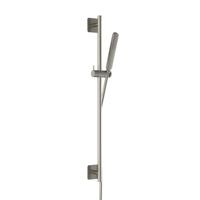 Glijstangset Hotbath Gal 100 cm Met Doucheslang 150 cm En Handdouche Geborsteld Nikkel PVD - thumbnail