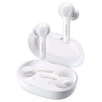 Draadloze oordopjes met 4 microfoons, cVc 8.0 ruisonderdrukking, grafiet driver voor helder geluid, USB C, 40 uur afspeeltijd, IPX7 waterdicht, wit - thumbnail