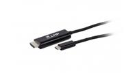LMP 16055 USB-C 3.1 naar HDMI 2.0 kabel 1,8 m zwart - thumbnail