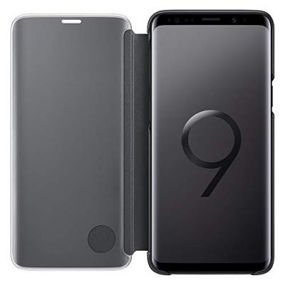 Clear View Standing Cover EF-ZG960 - Flip cover voor mobiele telefoon - zwart - voor Galaxy S9 Clear View Standing Cover EF-ZG960 - Flip cover voor mobiele telefoon - zwart - voor Galaxy S9