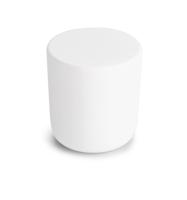 Hardbrass Meubelknop mini ø15mm - wit - thumbnail