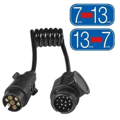 AS Schwabe 61475 Aanhangeradapter [Stekker, 13-polig - Stekker, 7-polig]