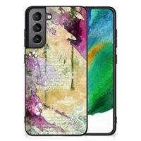 Kleurrijke Telefoonhoesje Samsung Galaxy S21FE Letter Painting - thumbnail