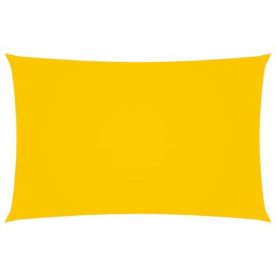Schaduwdoek rechthoekig 3x6 m oxford stof geel