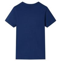 Kindershirt 140 donkerblauw - thumbnail
