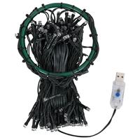 VidaXL Kerstboomverlichting met 400 led&apos;s blauw net 400 cm - thumbnail