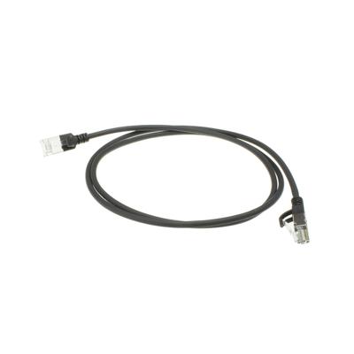 ACT Zwarte 7 meter LSZH U/FTP CAT6A datacenter slimline patchkabel snagless met RJ45 connectoren ACT Zwarte 7 meter LSZH U/FTP CAT6A datacenter slimline patchkabel snagless met RJ45 connectoren