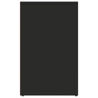 Kledingkast 80x40x65 cm bewerkt hout zwart Kledingkast 80x40x65 cm bewerkt hout zwart