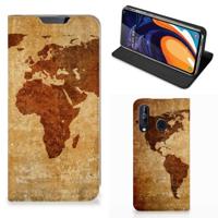 Samsung Galaxy A60 | Book Cover | Wereldkaart - thumbnail