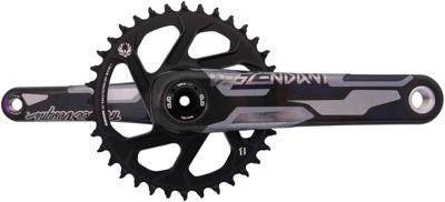 TRUVATIV crankstel "descendant troy lee design eagle dh" crankset truv.desc.troy lee de.eagle dh dub83 36t