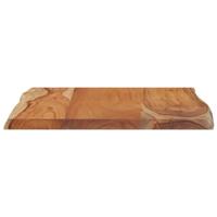 Tafelblad rechthoekig natuurlijke rand 70x60x2,5 cm acaciahout - thumbnail