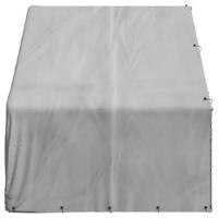 Hondenkennel buiten met deksel 3x2x1,9 m gegalvaniseerd staal - thumbnail