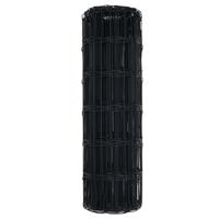 VidaXL Euro hek grijs 0,6 x 10 m pvc-gecoat ijzer - thumbnail