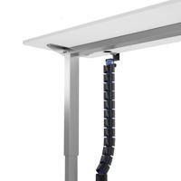 SpeaKa Professional SP-13403052 Kabelslang ABS, Staal, Thermoplast Zwart flexibel (l x b x h) 1346 x 100 x 109 mm 1 stuk(s) - thumbnail