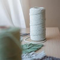 Vaessen Creative • macramé touw 3mmx100m mintgroen - thumbnail