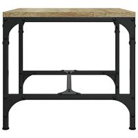 Bijzettafels 2 st 40x40x35 cm bewerkt hout sonoma eikenkleurig - thumbnail