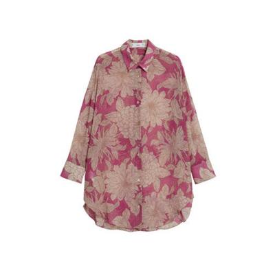 Mango gebloemde blouse pastelbruin/roze Mango gebloemde blouse pastelbruin/roze