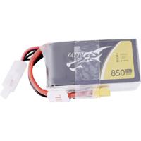 Tattu LiPo accupack 11.1 V 850 mAh Aantal cellen: 3 75 C Softcase XT30 - thumbnail