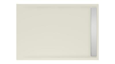 Douchevloer Xenz Easy Tray | 140x100 cm | Incl.Gootcover en Afvoersifon | Acryl | Rechthoek | Pergamon glans