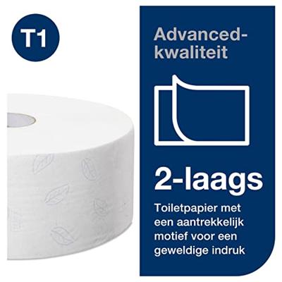 Toiletpapier tork t1 advanced jumbo 2laags 360m Toiletpapier tork t1 advanced jumbo 2laags 360m