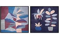 Canvas DKD Home Decor polyestyreen Canvas - thumbnail