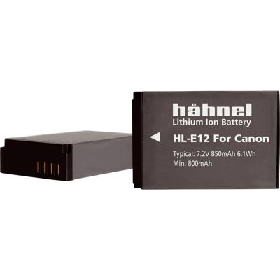 Hähnel Fototechnik HL-E12 Camera-accu Vervangt originele accu LP-E12 7.2 V 850 mAh Hähnel Fototechnik HL-E12 Camera-accu Vervangt originele accu LP-E12 7.2 V 850 mAh