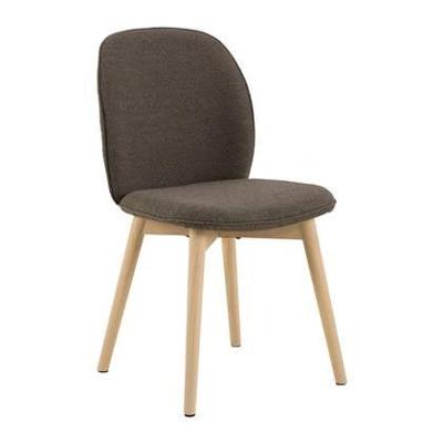 Bendt Eetkamerstoel 'Tijn' Bouclé, kleur Taupe