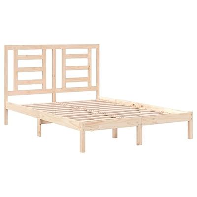 Bedframe zonder matras massief grenenhout 140x190 cm