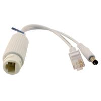 ESCAM POE S2 Data Exchange kabel POE Splitter verbinden met POE switch voor IP-camera's transmissie afstand: 30m(White) - thumbnail