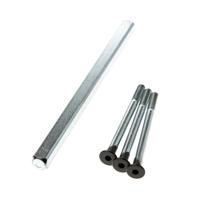 Montageset greep-greep zwart dd 68mm - thumbnail