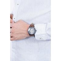 Fossil ME3161 Horloge Neutra Automatic staal-leder smoke-grijs-bruin 44 mm - thumbnail