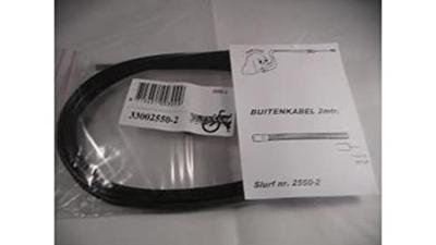 Buitenkabel Slurf 2.00M Zwart