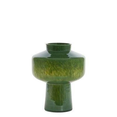 Light&living Vaas Ø23,5x29,5 cm TRASMON donker groen luster