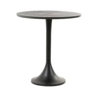 Light & Living Light&living Bijzettafel Ø48x53 cm RICKERD antiek zwart - thumbnail