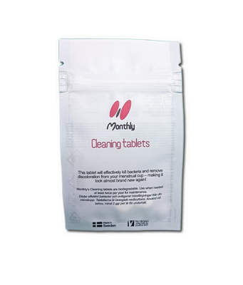 MonthlyCup Cleaning tablets voor menstruatiecups