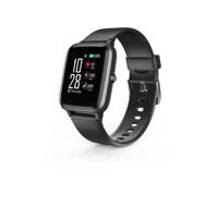 Hama Smartwatch 5910, GPS, waterdicht (fitnesstracker voor hartslag/calorieën, sporthorloge met stappenteller, slaapmonitor, muziekbediening, fitnessarmband voor dames en heren, batterijduur 6 dagen, zwart - thumbnail