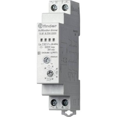 Finder 15.81.8.230.0500 Dimmer voor DIN-rail DIN-rail 1x NO 230 V/AC 500 W 1 stuk(s) Finder 15.81.8.230.0500 Dimmer voor DIN-rail DIN-rail 1x NO 230 V/AC 500 W 1 stuk(s)